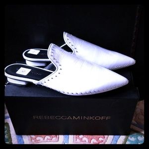 Rebecca Minkoff chamille studded slide 10 M